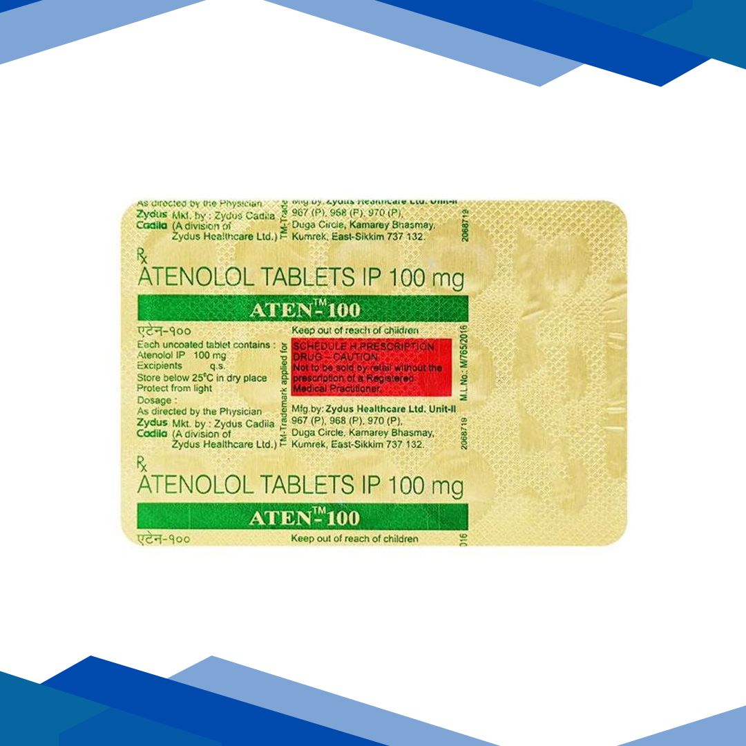 Aten 100mg Tablet 14’S