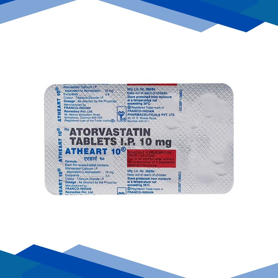 Atheart 10mg Tablet 10’S