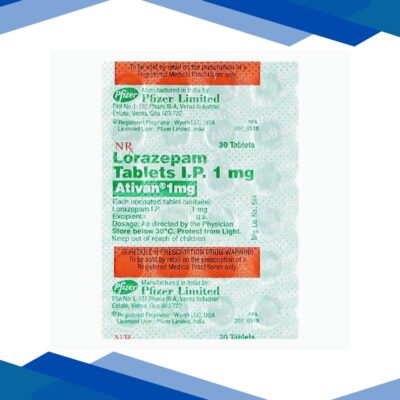Ativan 1mg Tablet 30’S