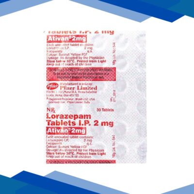 Ativan 2mg Tablet 30’S