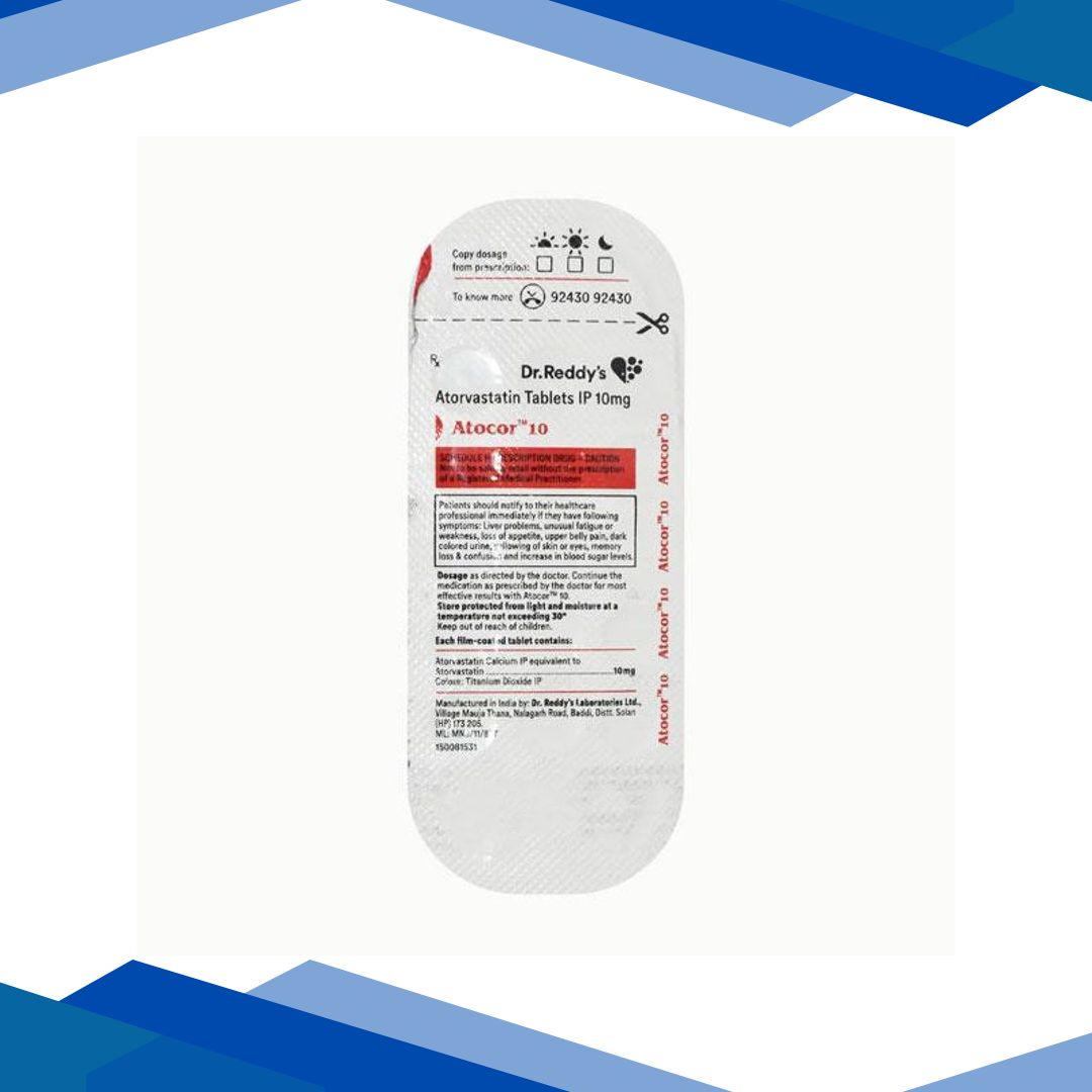 ATOCOR 10mg Tablet 15’s