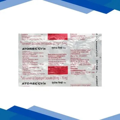 Atorec CV 20mg Capsule 10’S