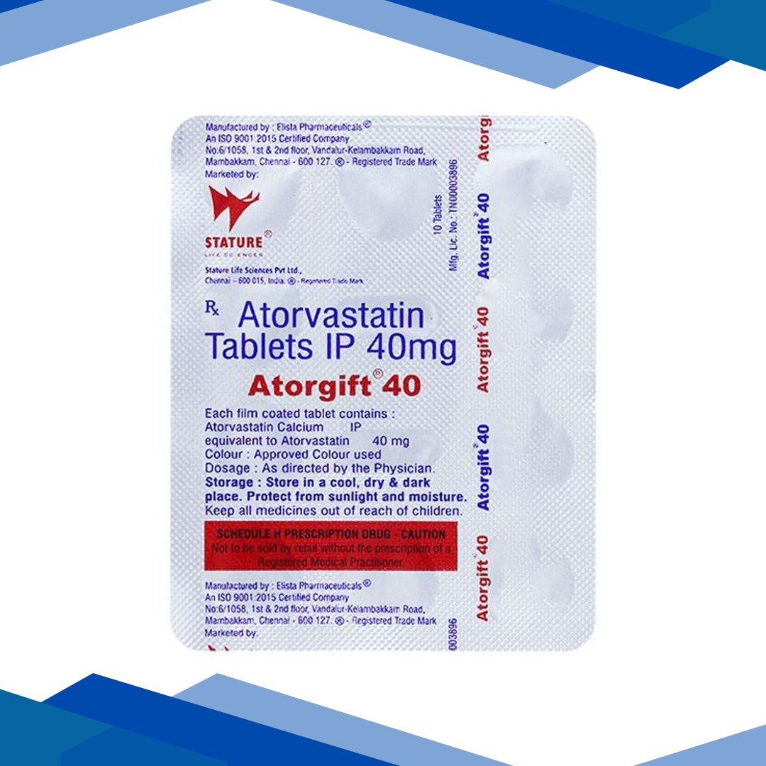 ATORGIFT 40mg Tablet 10’s