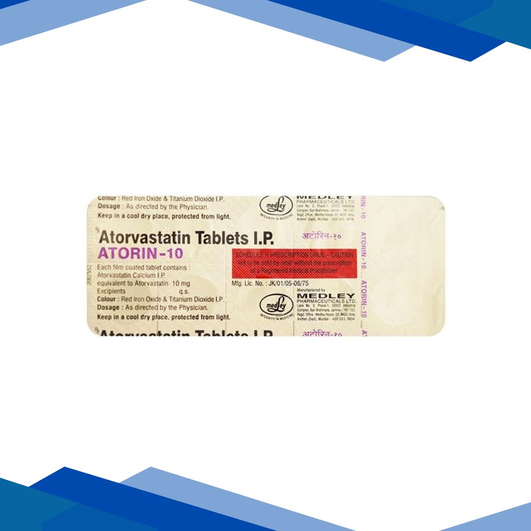 Atorin 10mg Tablet 10’S