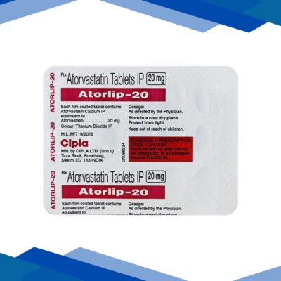 Atorlip 20mg Tablet 15’S