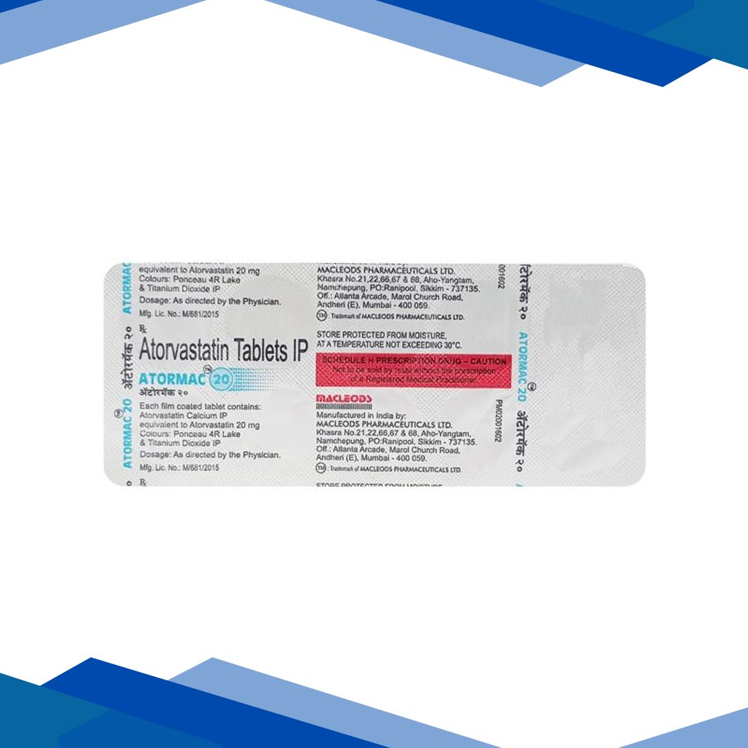 Atormac 20mg Tablet 10’S