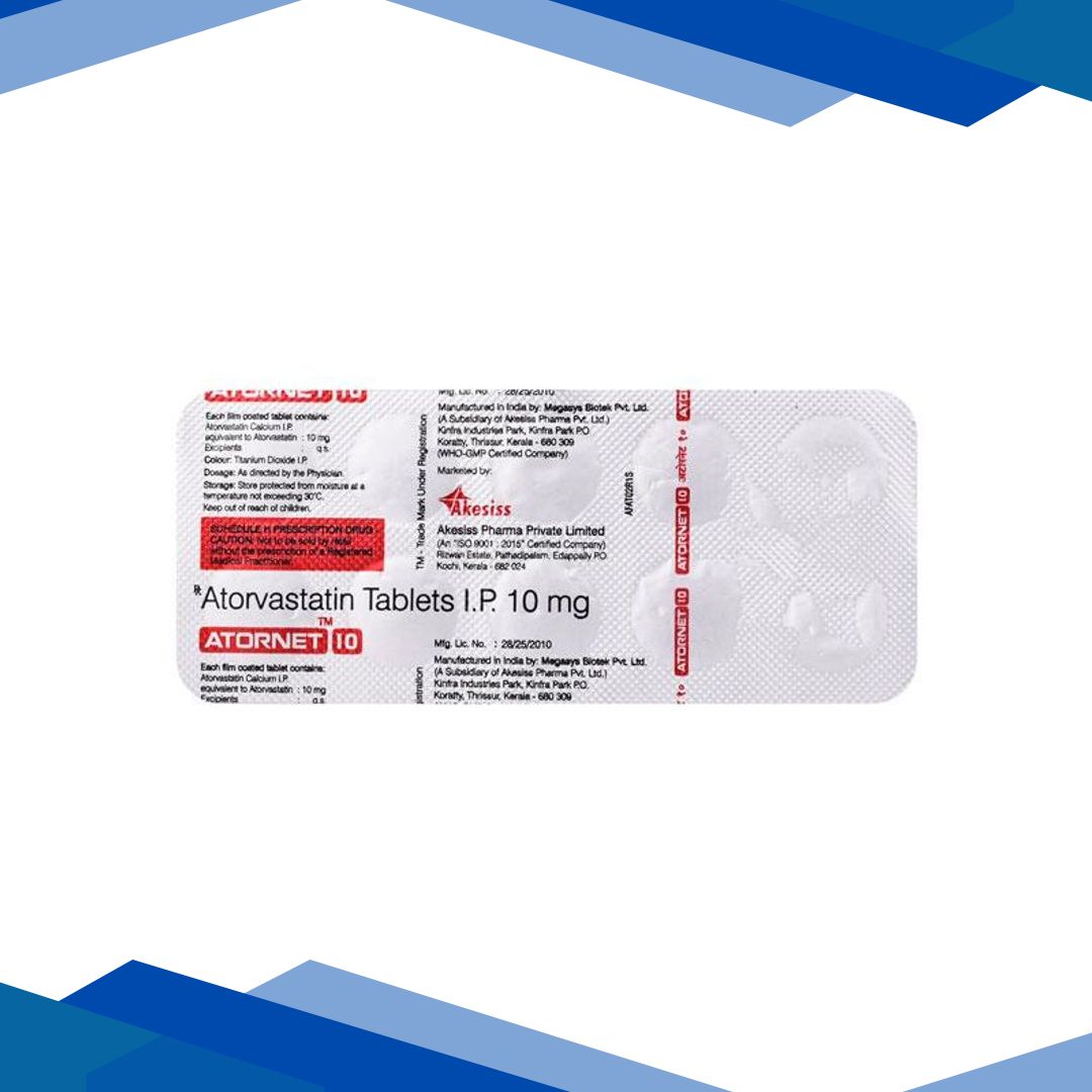 ATORNET 10mg Tablet 10’s