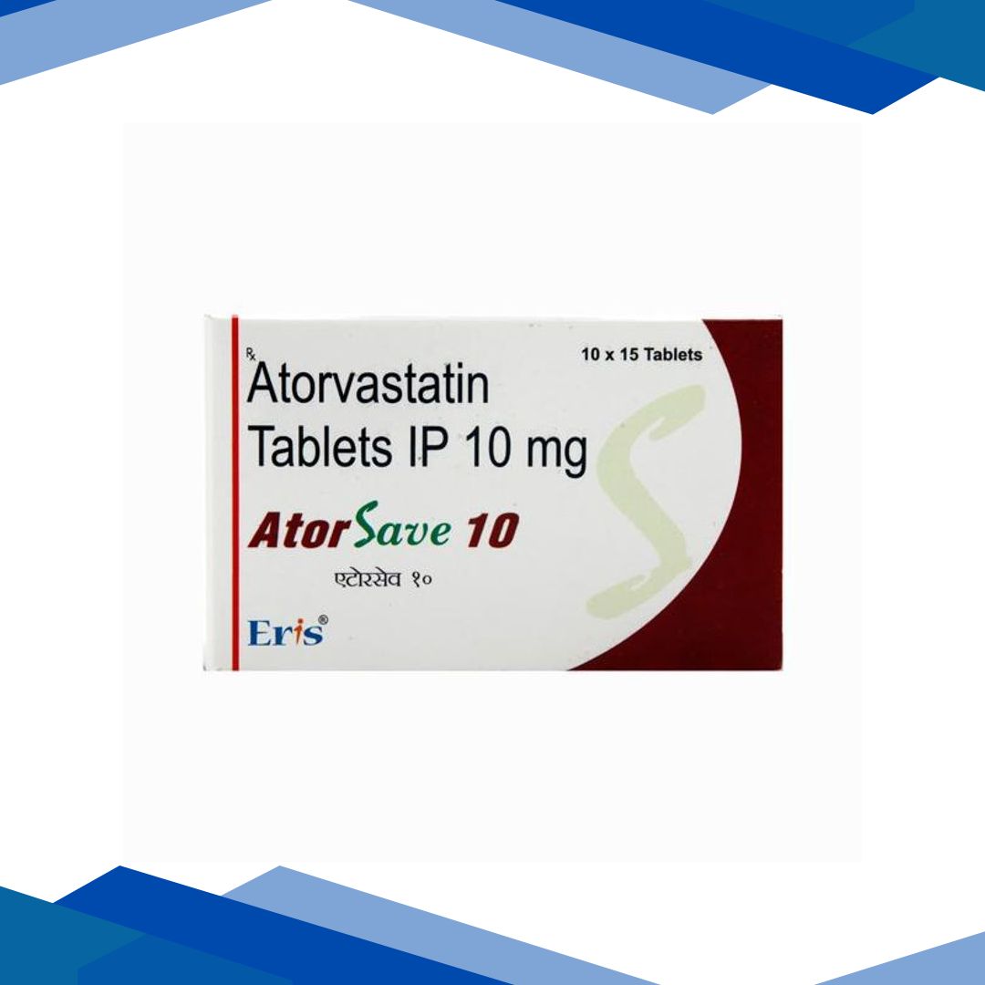 Atorsave 10mg Tablet 15’S