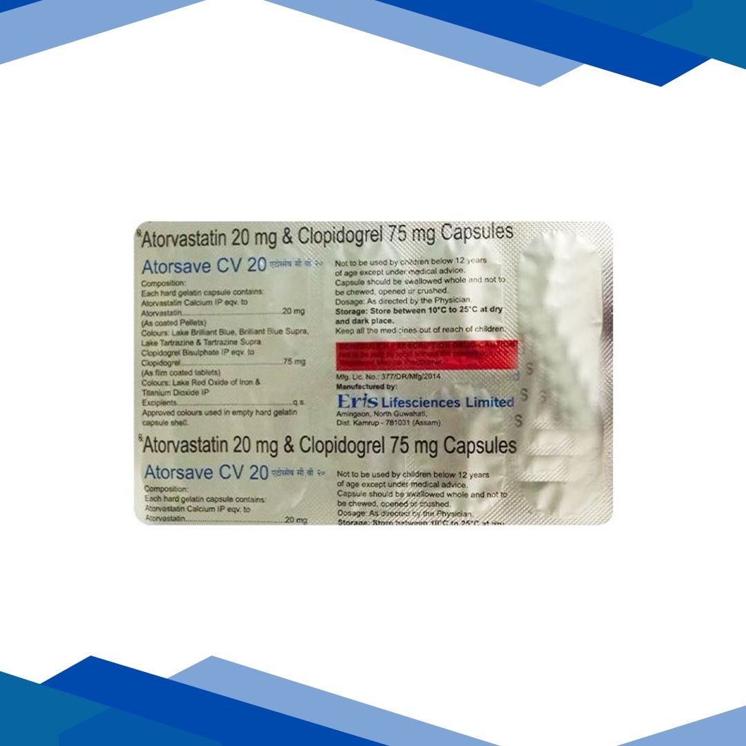 Atorsave CV 20mg Capsule 10’S