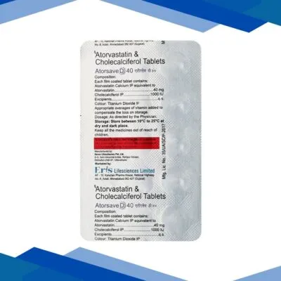 Atorsave D 40mg Tablet 15’S