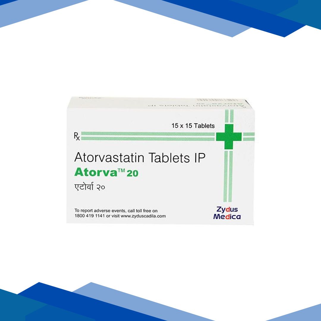 ATORVA 20mg Tablet 15’s