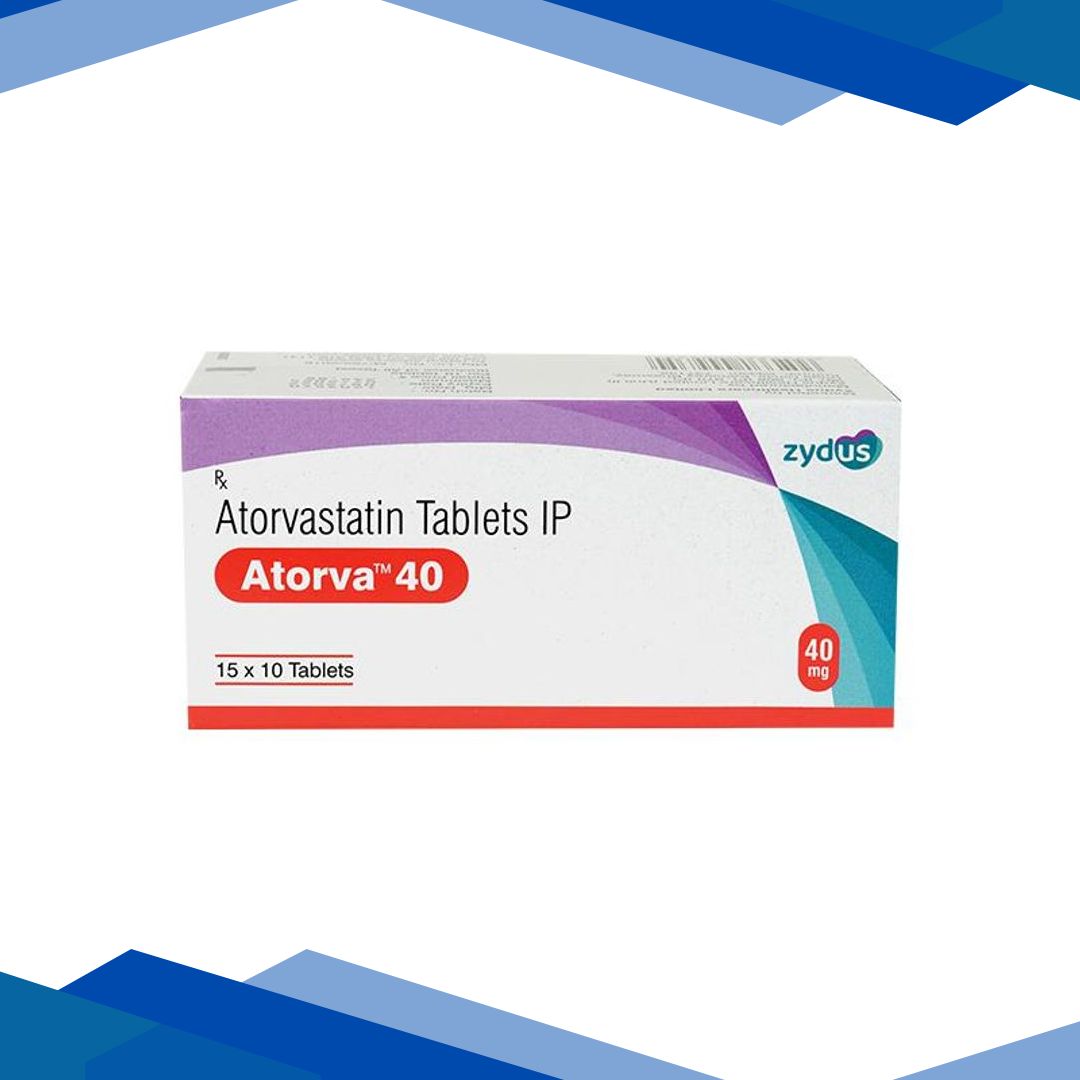 Atorva 40mg Tablet 10’S