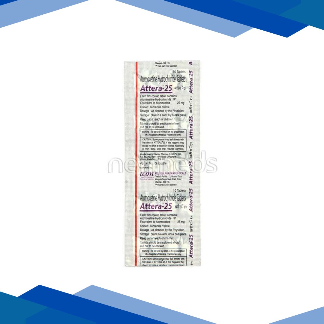 Attera 25mg Tablet 10’S