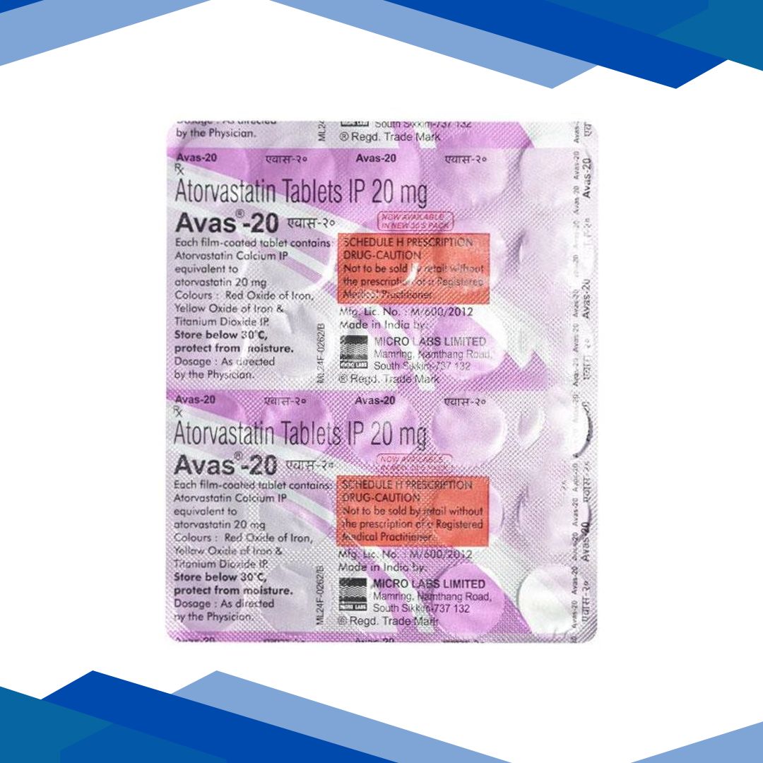 AVAS 20mg Tablet 30’s