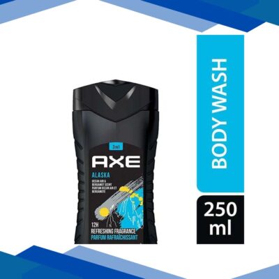 Axe Alaska 3 In 1 Body Face & Hair Wash for Men Long-Lasting Fragrance 250 ml