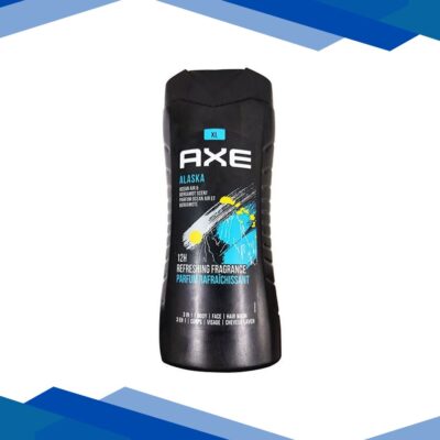 Axe Alaska 3 In 1 Body Face & Hair Wash for Men Long-Lasting Fragrance 400 ml