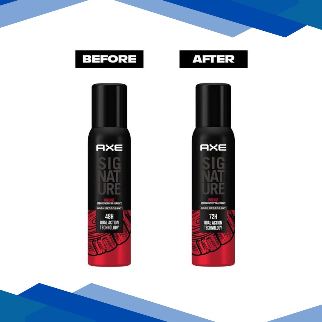Axe Signature Body Deodorant (72H Dual Action Technology) – Intense 122 ml