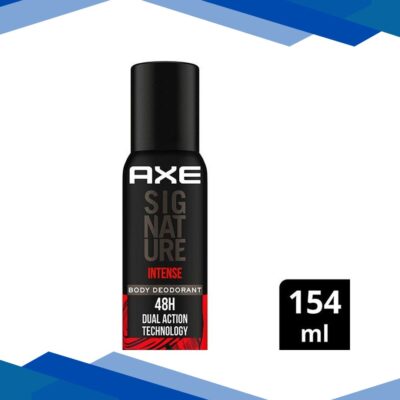 Axe Signature Intense Strong Woody Fragrance Body Deodorant 72H Dual Action Technology 154ml