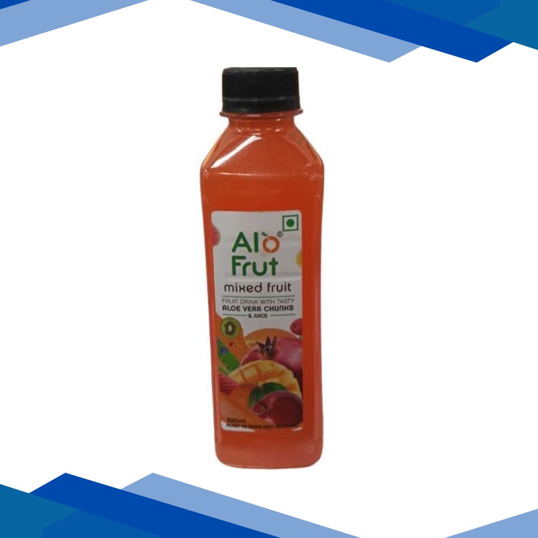 Axiom Alofrut Aloevera Chunhs Juice + Mixed Fruit Juice 320 ml