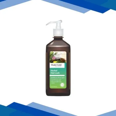 Axiom Mukti Gold Herbal Hairwash With Dispenser 400 ml
