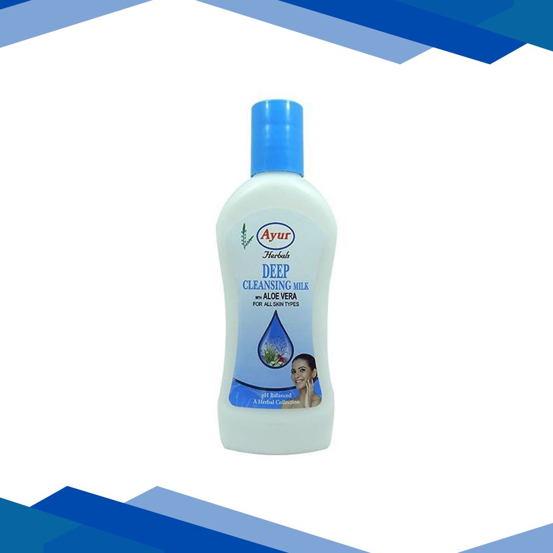 Ayur Herbal Deep Cleansing Milk Lotion with Aloe Vera 200 ml