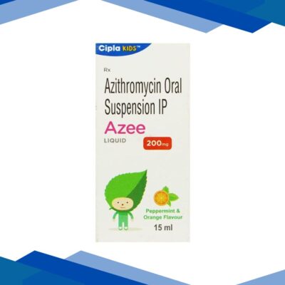 Azee 200mg Peppermint Flavour Dry Syrup 15ml