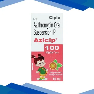 AZICIP 100 PEPPERMINT & ORANGE FLAVOUR Oral Suspension 15ml