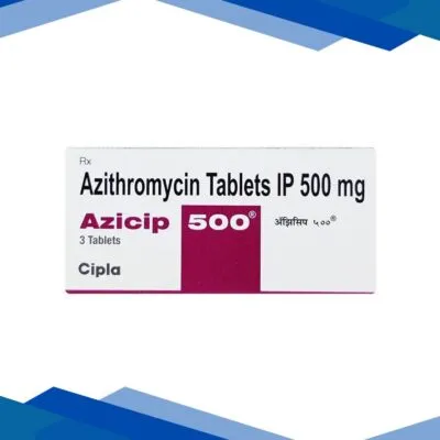 Azicip 500mg Tablet 3’S