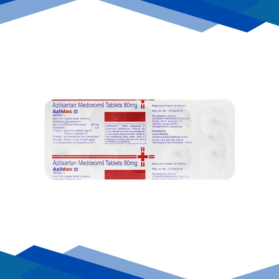 Azildac 80mg Tablet 10’S