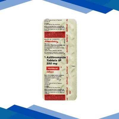 Azithral 250mg Tablet 10’S