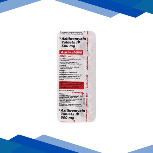 Azithral 500mg Tablet 5’S