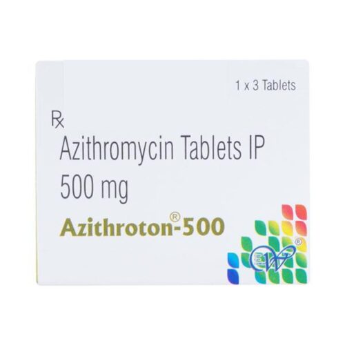 AZITHROTON 500 Tablet 3's