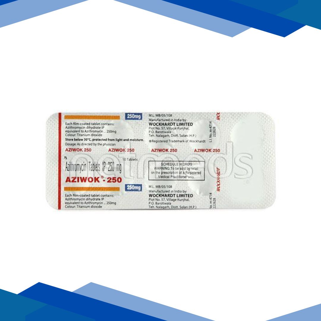Aziwok 250mg Tablet 10’S