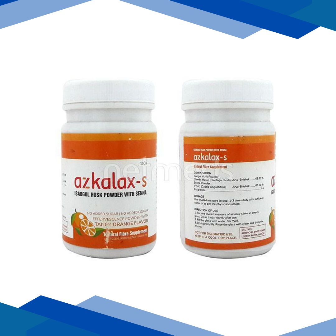 Azkalax S Tangy Orange Flavour Powder 100gm