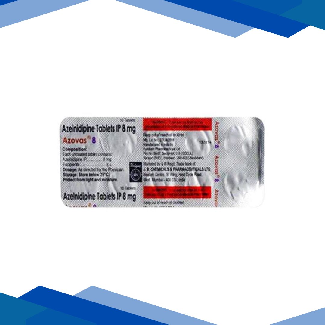 Azovas 8mg Tablet 10’S