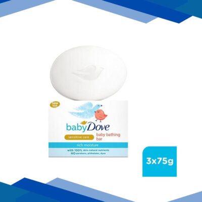 Baby Dove Rich Moisture Bar (Pack Of 3) 225 gm