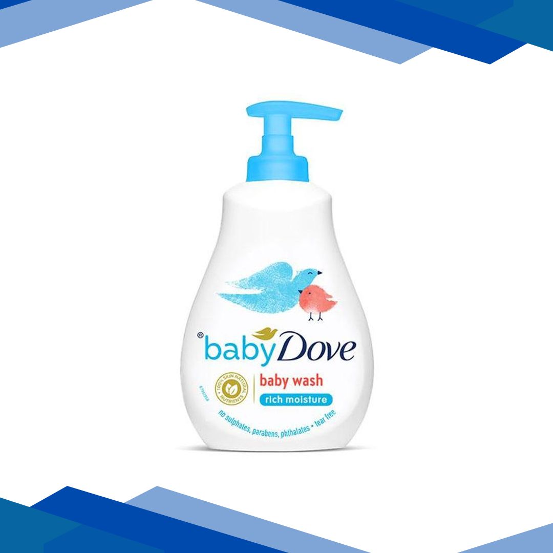 Baby Dove Rich Moisture Hair to Toe Baby Wash Liquid 400 ml