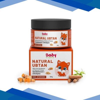 Baby Organo Ayurvedic Natural Ubtan Powder – Green Gram & Chick Pea 100 gm
