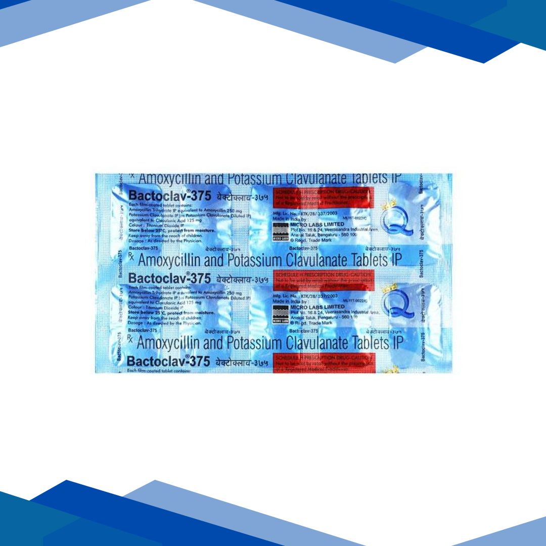 Bactoclav 375mg Tablet 10’S
