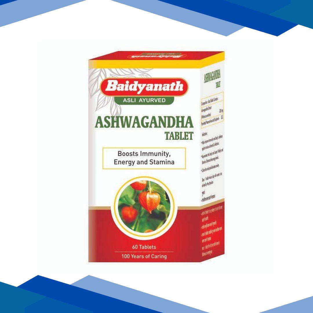 Baidyanath Ashwagandha Tablet 60’s