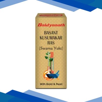 Baidyanath Basant Kusumakar Ras with Gold and Pearl Tablet 10’s