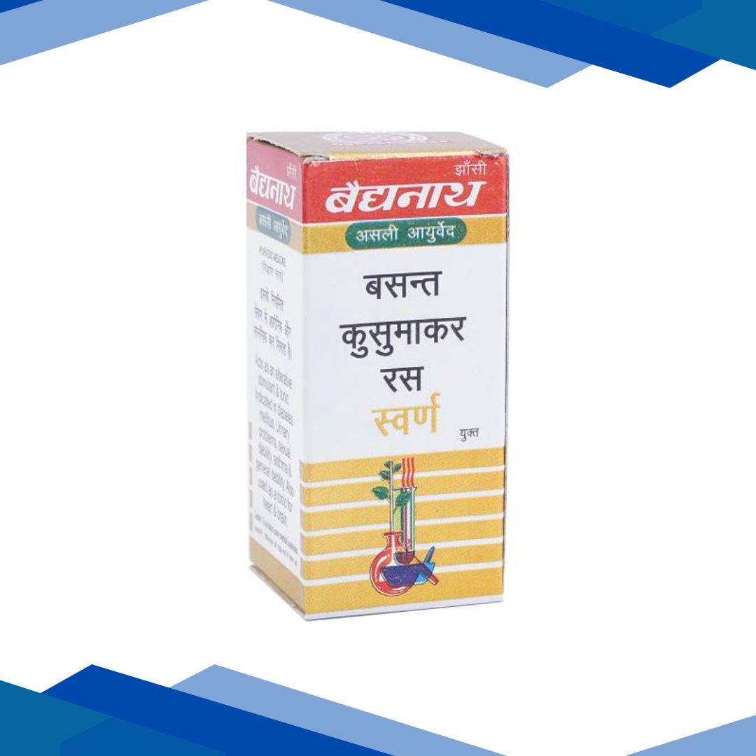 Baidyanath Basant Kusumakar Ras with Gold Tablet 25’s