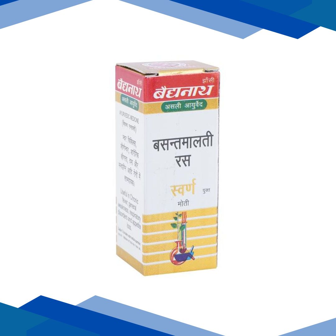 Baidyanath Basantmalti Ras with Gold Pearl Tablet 25’s