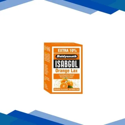 Baidyanath Isabgol Psyllium Husk Powder – Orange Lax 110 g