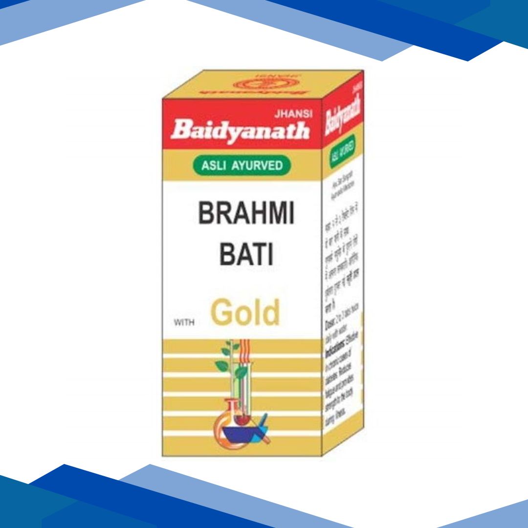 Baidyanath (Jhansi) Brahmi Bati Gold Tablet 10’s