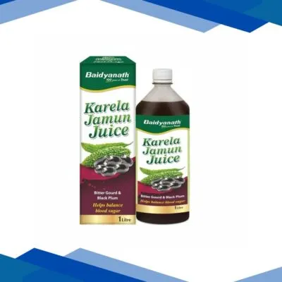 Baidyanath Karela Jamun Juice – Bitter Gourd and Black Plum 1 litre
