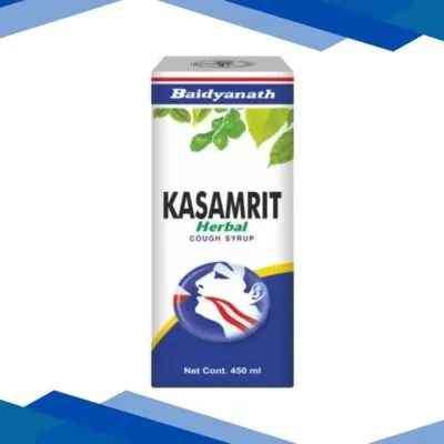 Baidyanath Kasamrit Herbal Cough Syrup 450 ml