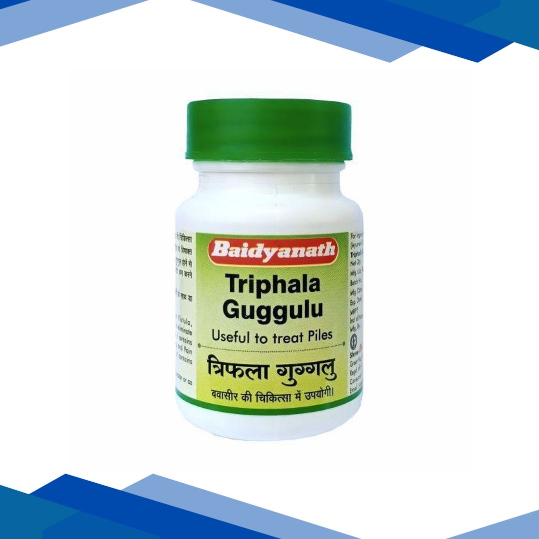 Baidyanath Triphala Guggulu Tablet 80’s