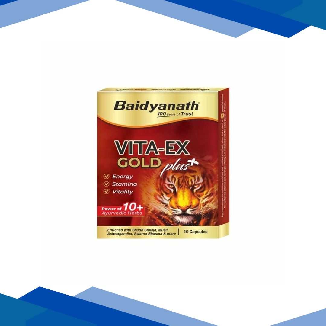 Baidyanath Vita Ex Gold Plus Capsule 10’s