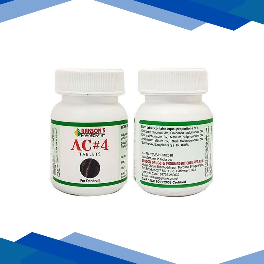 Bakson’s Ac 4 Tablet 75 gm